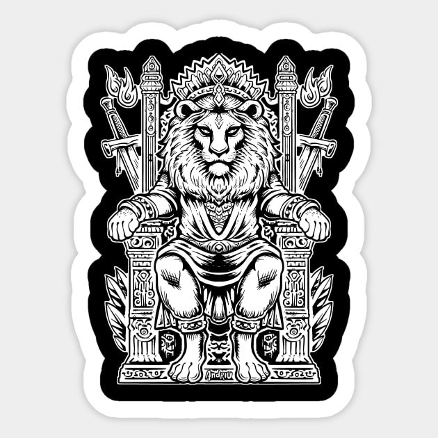 Lion King 2 Sticker by Andriu